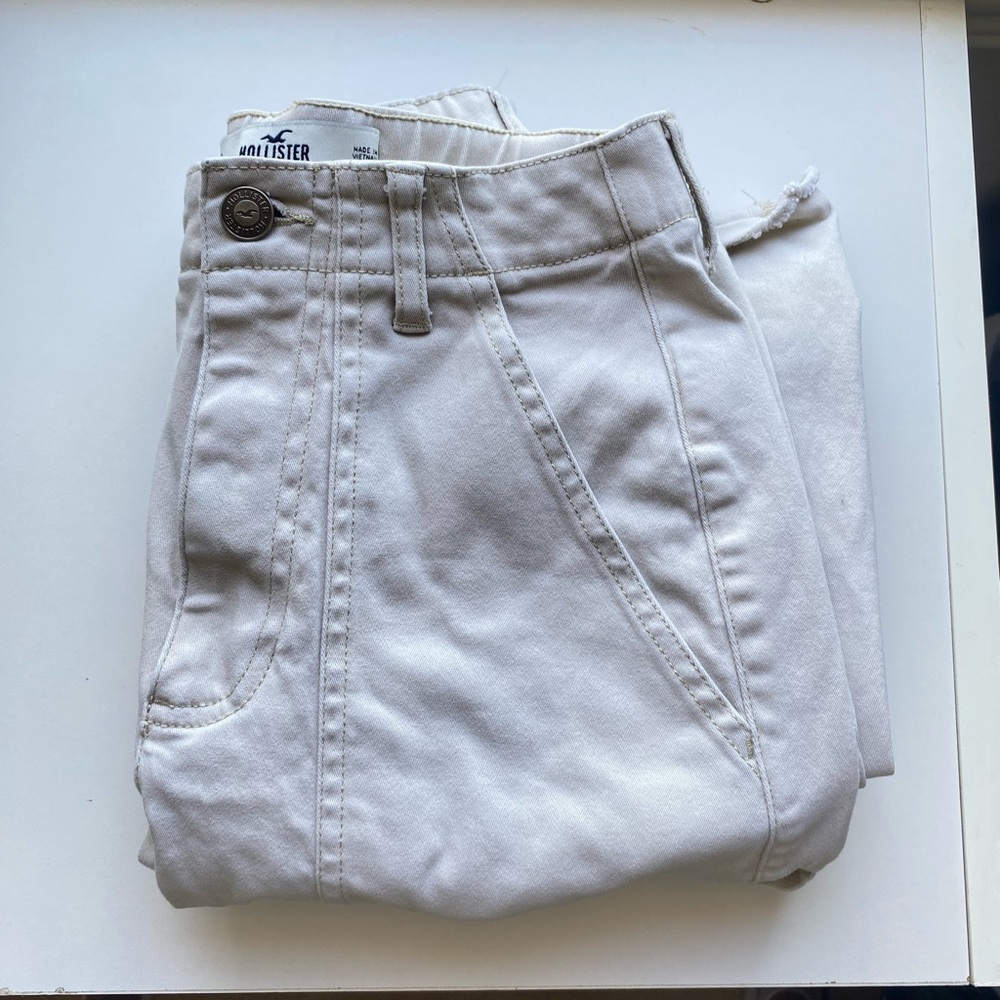 Hollister : Ultra High Rise Ankle Straight Cargo Pants Size XS